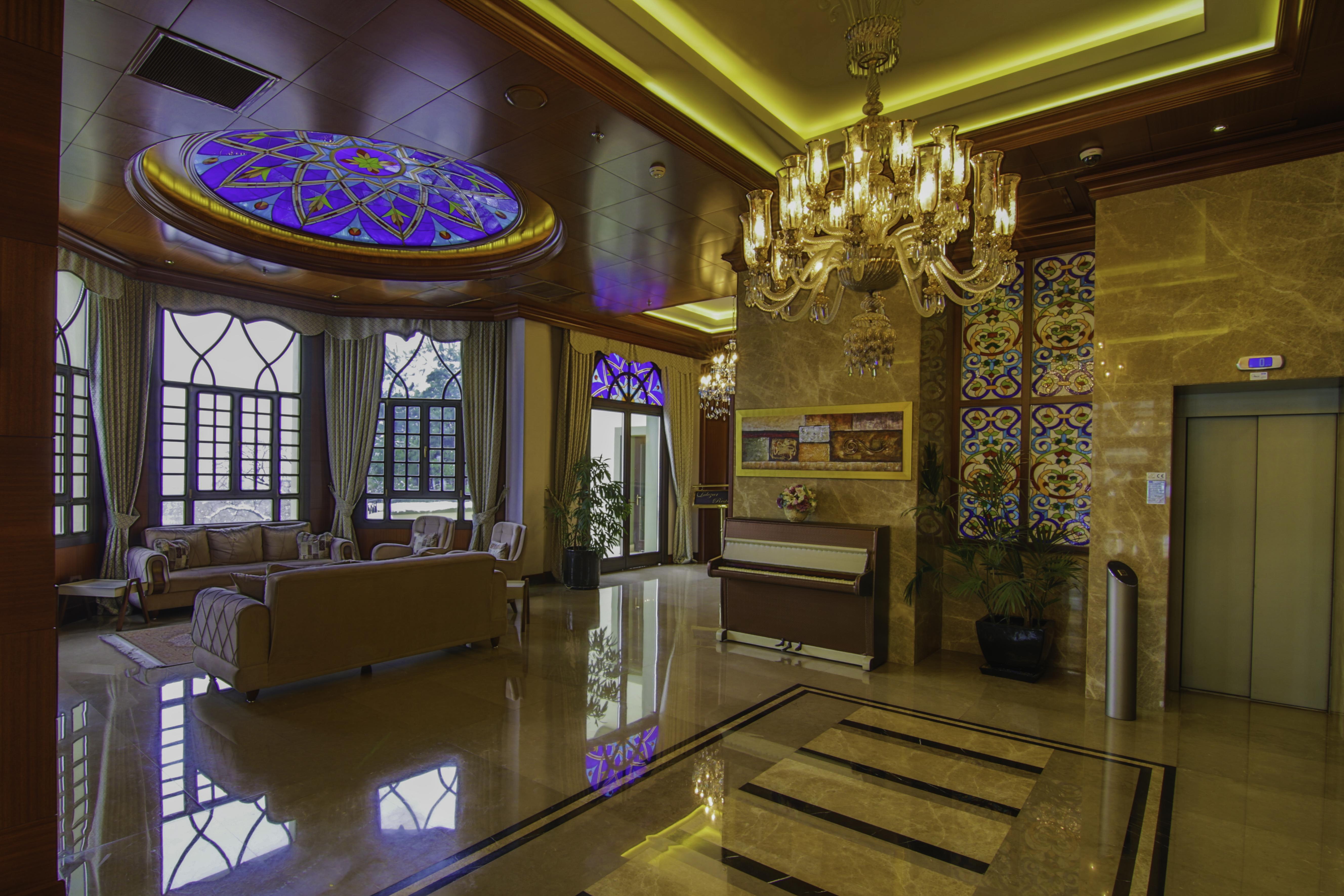 Hotel Çelik Palas Convention Center&Thermal SPA Bursa Exterior foto Lobby